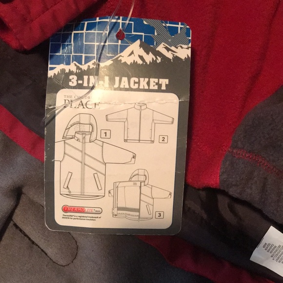 CHILDRENS PLACE 6-9 months 3 in 1 jacket new - Picture 3 of 6